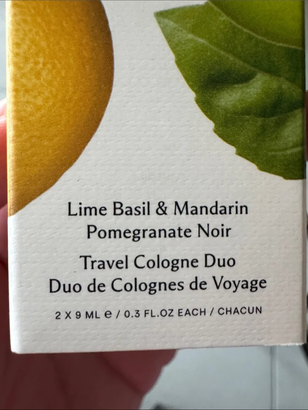 Jo Malone London Lime Basil & Mandarin + Pomegranate Noir Travel Cologne Duo NWT